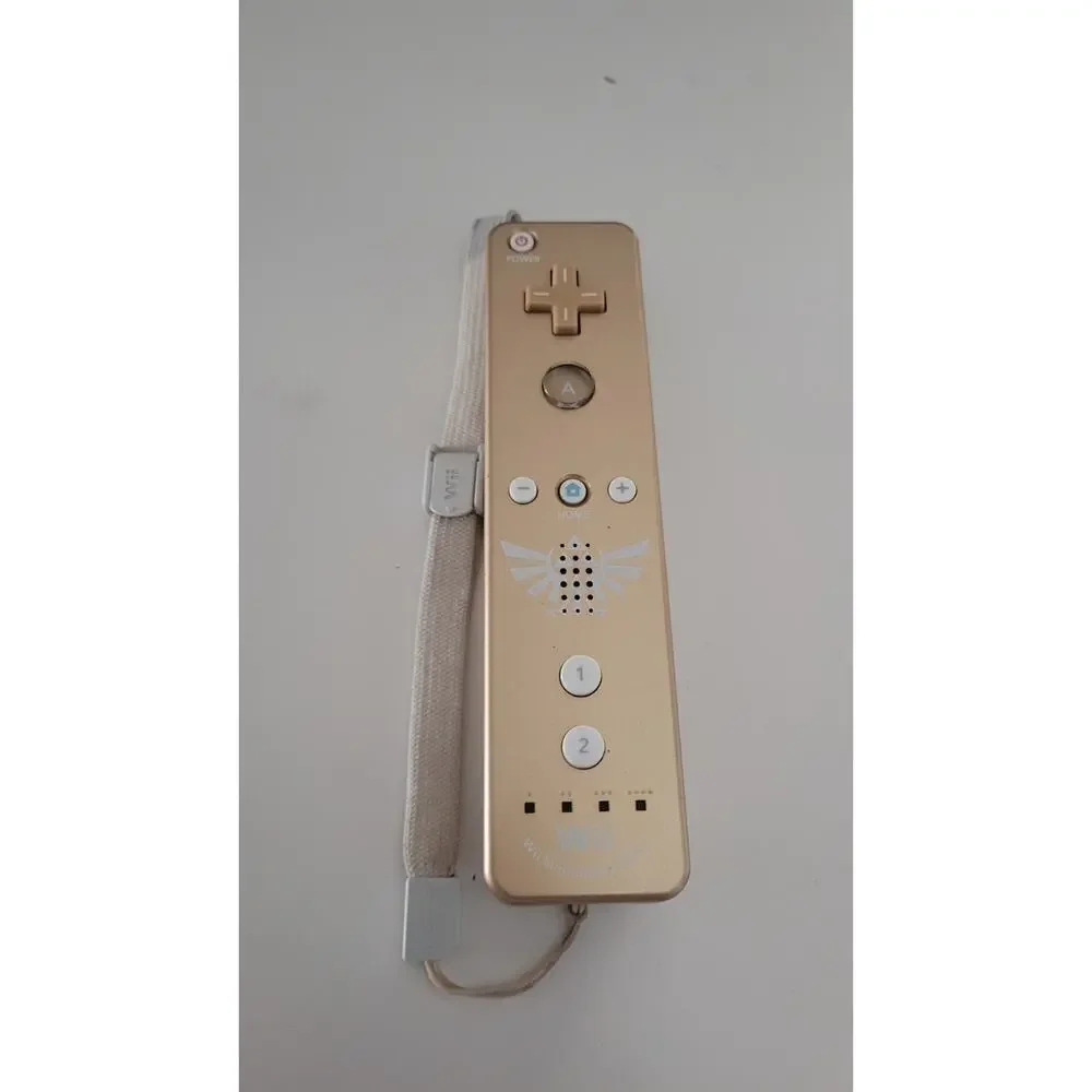 Nintendo Wii Remote Plus Gold Zelda Edition Controller RVL-036 OEM Tested